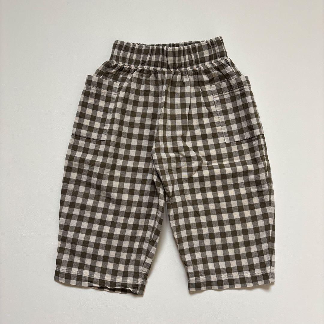 organic zoo ギンガム パンツ 1-2y ビスチェ 2-3y セット