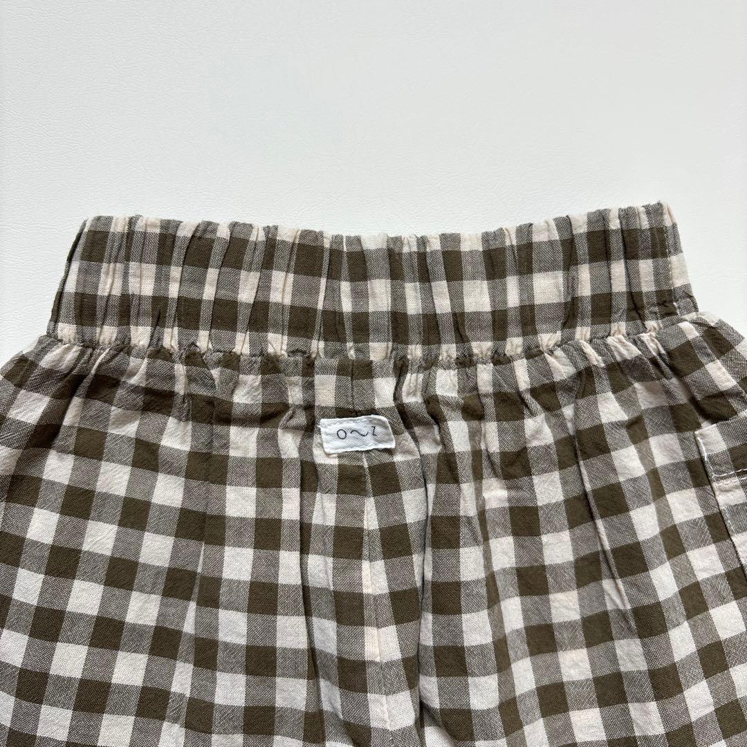 organic zoo ギンガム パンツ 1-2y ビスチェ 2-3y セット