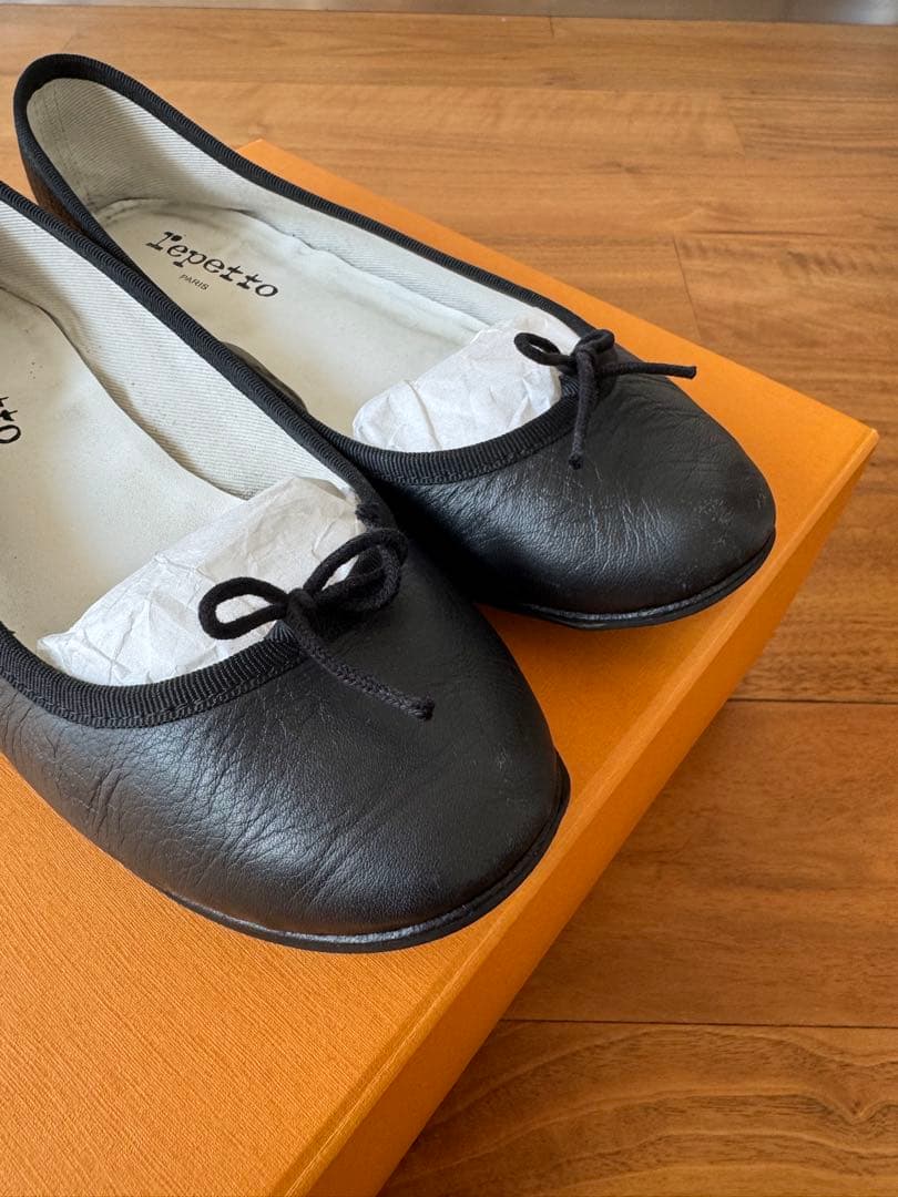 Repetto レペットブラック 38 バレエシューズ