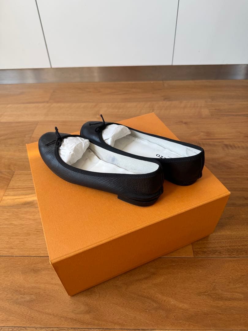 Repetto レペットブラック 38 バレエシューズ