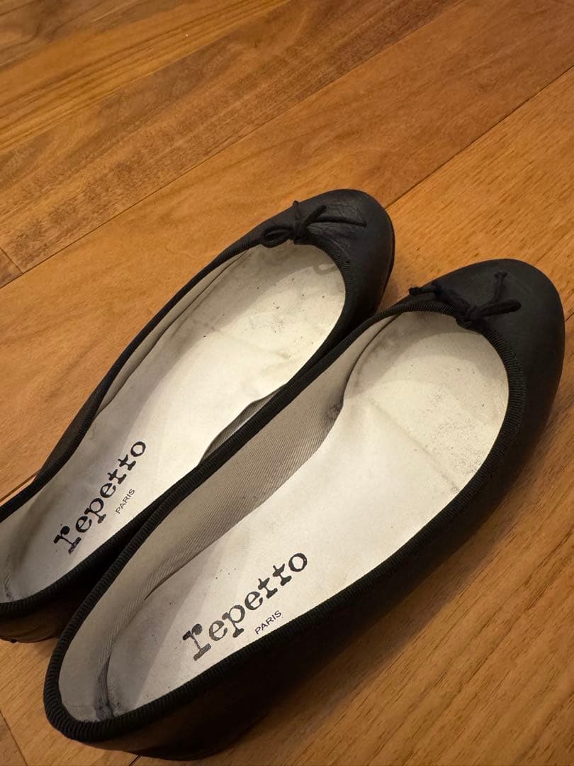 Repetto レペットブラック 38 バレエシューズ