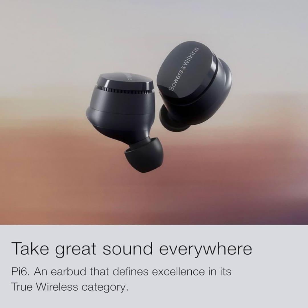 Bowers & Wilkins Pi6ワイヤレスイヤホン ストームグレー