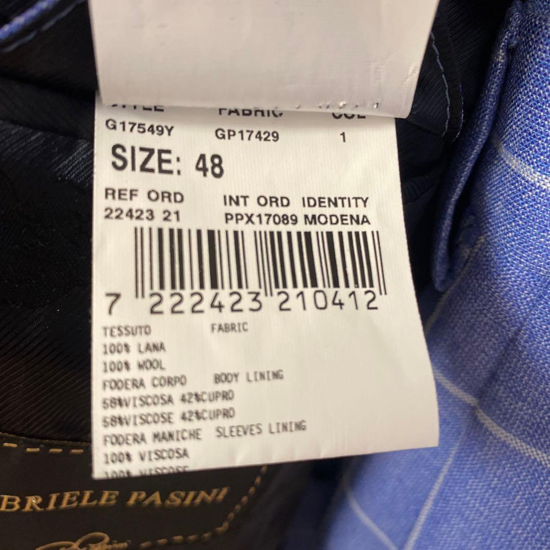 【未使用】 Gabriele Pasini ダブルスーツ サイズ48