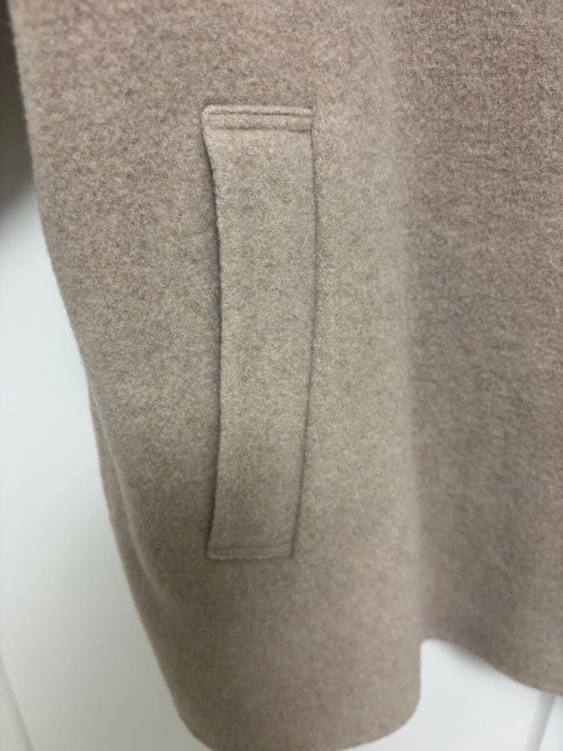 ROTE ベージュ ウールリバーコート