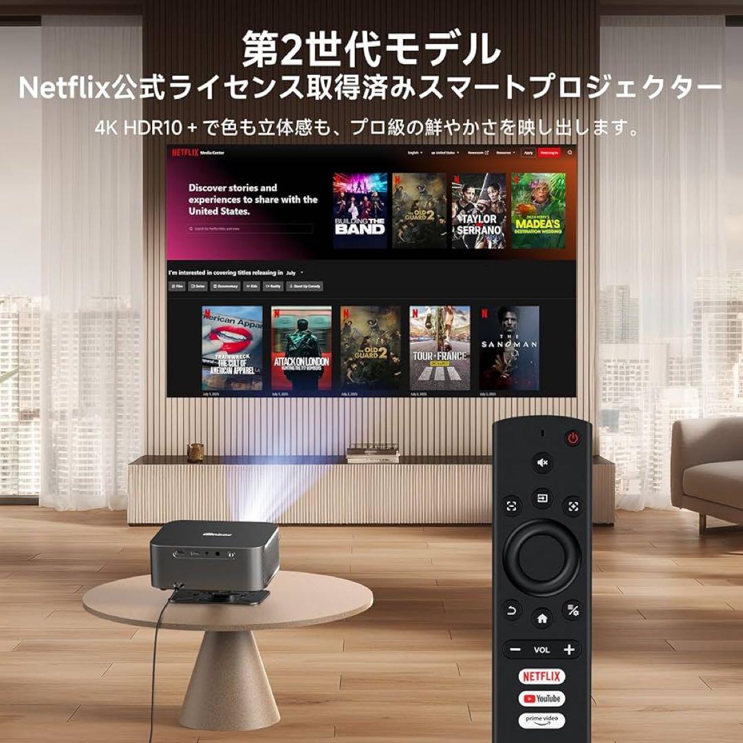 プロジェクター 家庭用 小型 プロジェクター 天井 1000ASNI 高輝度