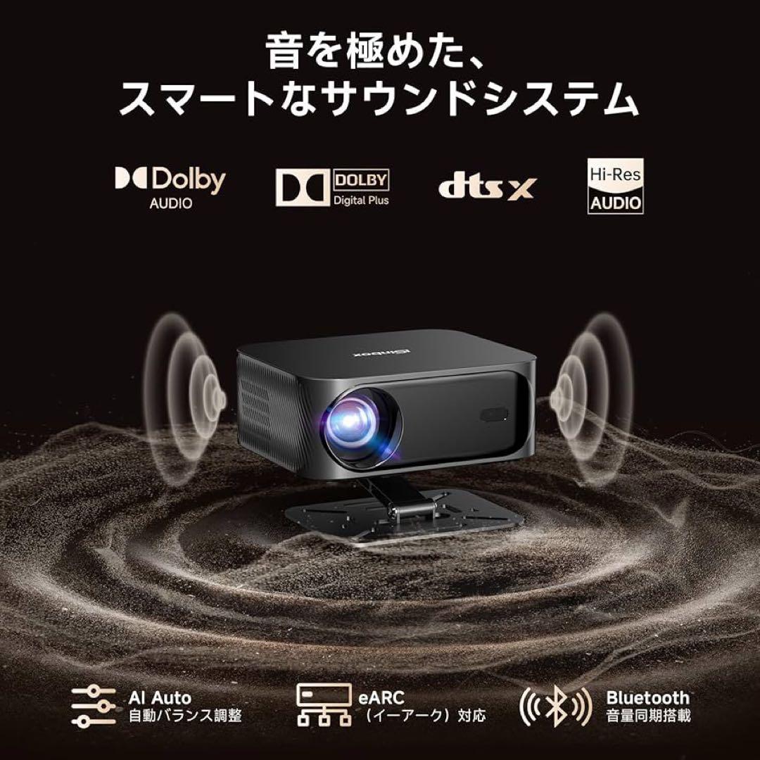 プロジェクター 家庭用 小型 プロジェクター 天井 1000ASNI 高輝度