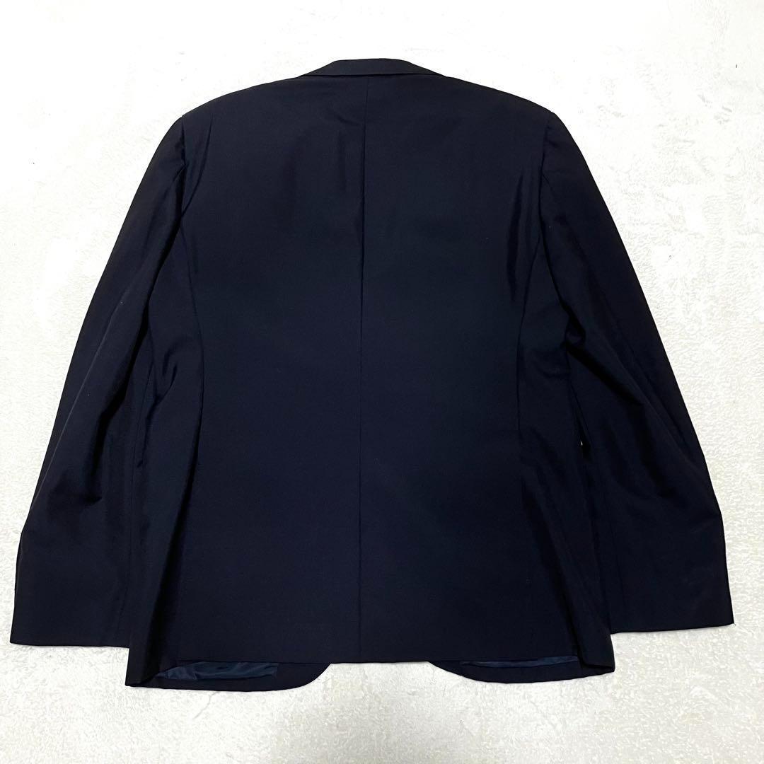 美品UNITED ARROWS スーツ 52 ネイビー シングル モヘア混