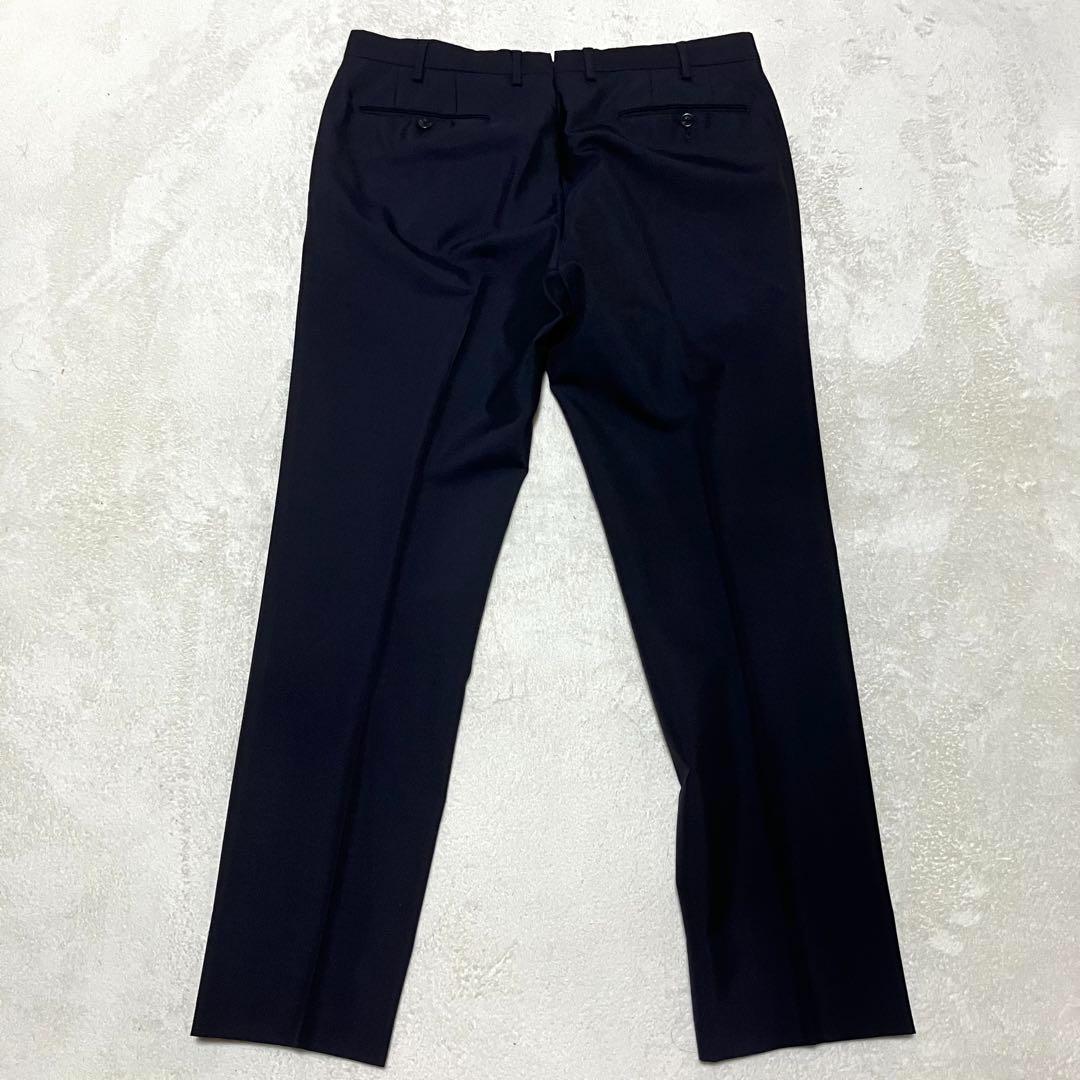 美品UNITED ARROWS スーツ 52 ネイビー シングル モヘア混