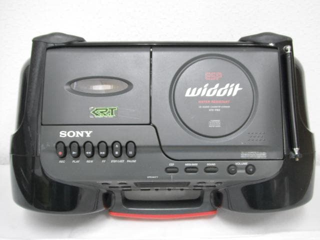 ※訳あり品 SONYソニー CDステレオラジオカセット 98年製 CFD-980