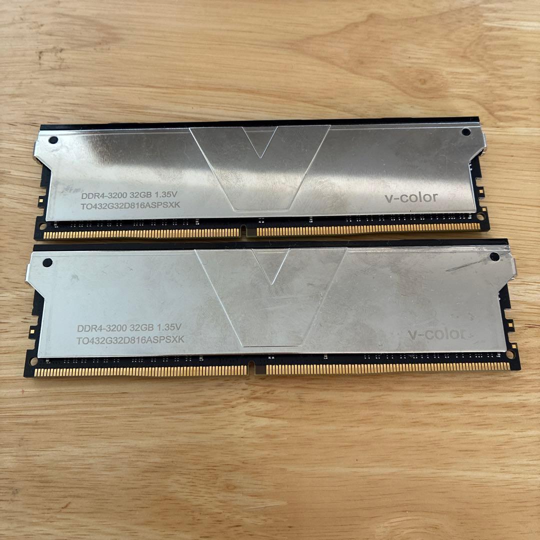 メモリー v-color Hynix IC DDR4 3200MHz 64GB