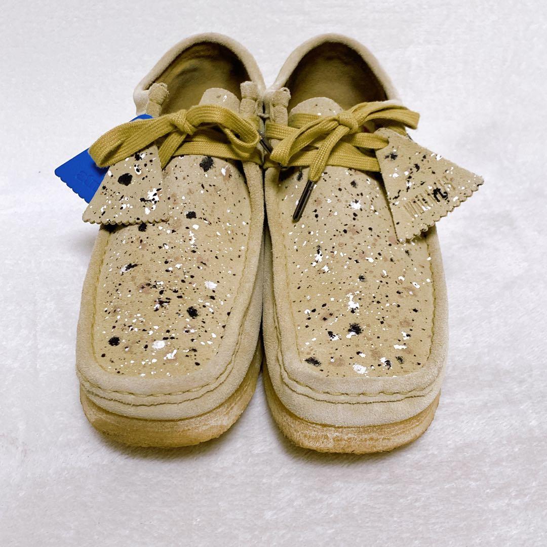 希少　クラークス×ウィンダンシー×アトモス　ワラビー　27cm　ベージュ　美品