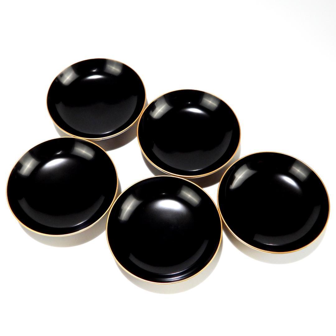 輪島塗 梅鶯蒔絵 吸物椀 五客揃 共箱 懐石道具