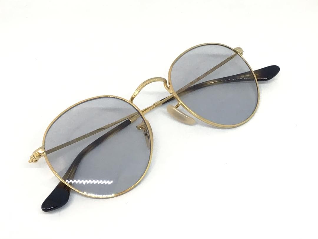 新品正規品 レイバン RB3447 2500 ラウンド ライトグレーRX3447