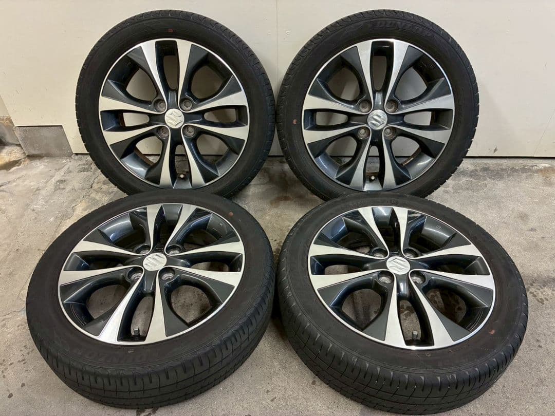 ワゴンR純正 美品 15インチ アルミホイール 165/55R15 バリ山 4本