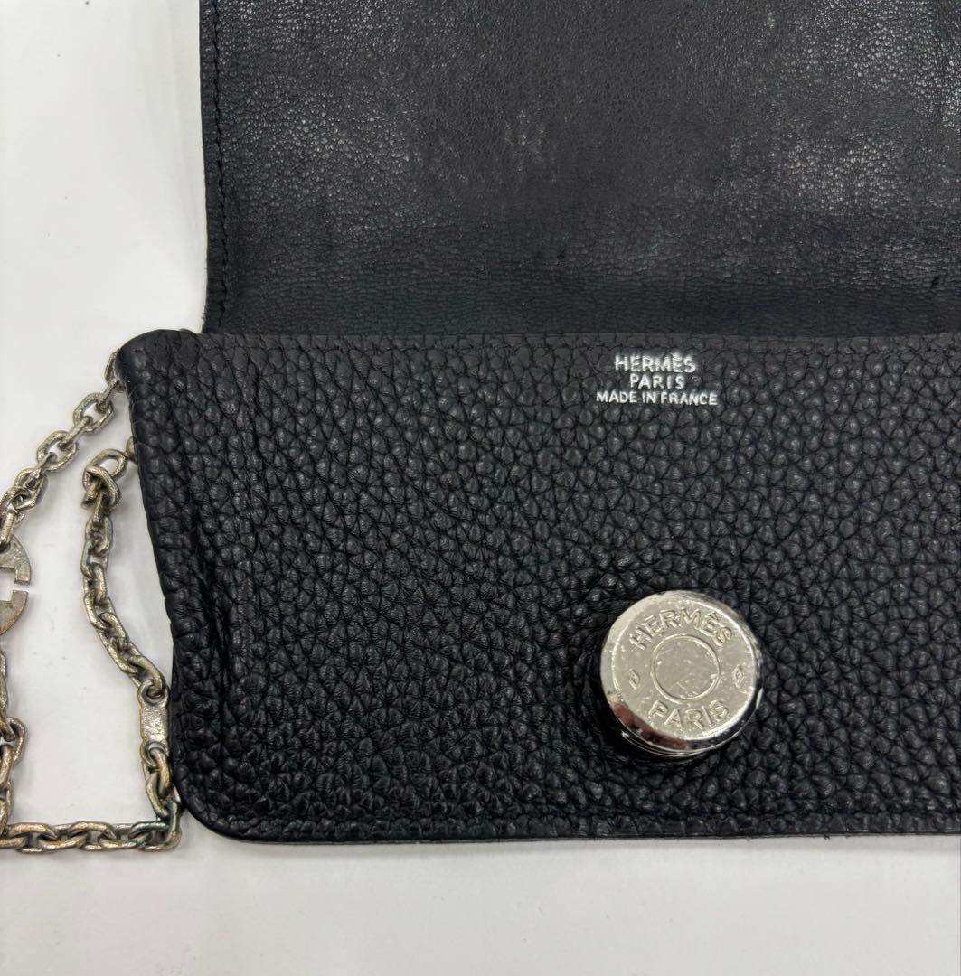 【人気】エルメス　レザー 名刺入れ