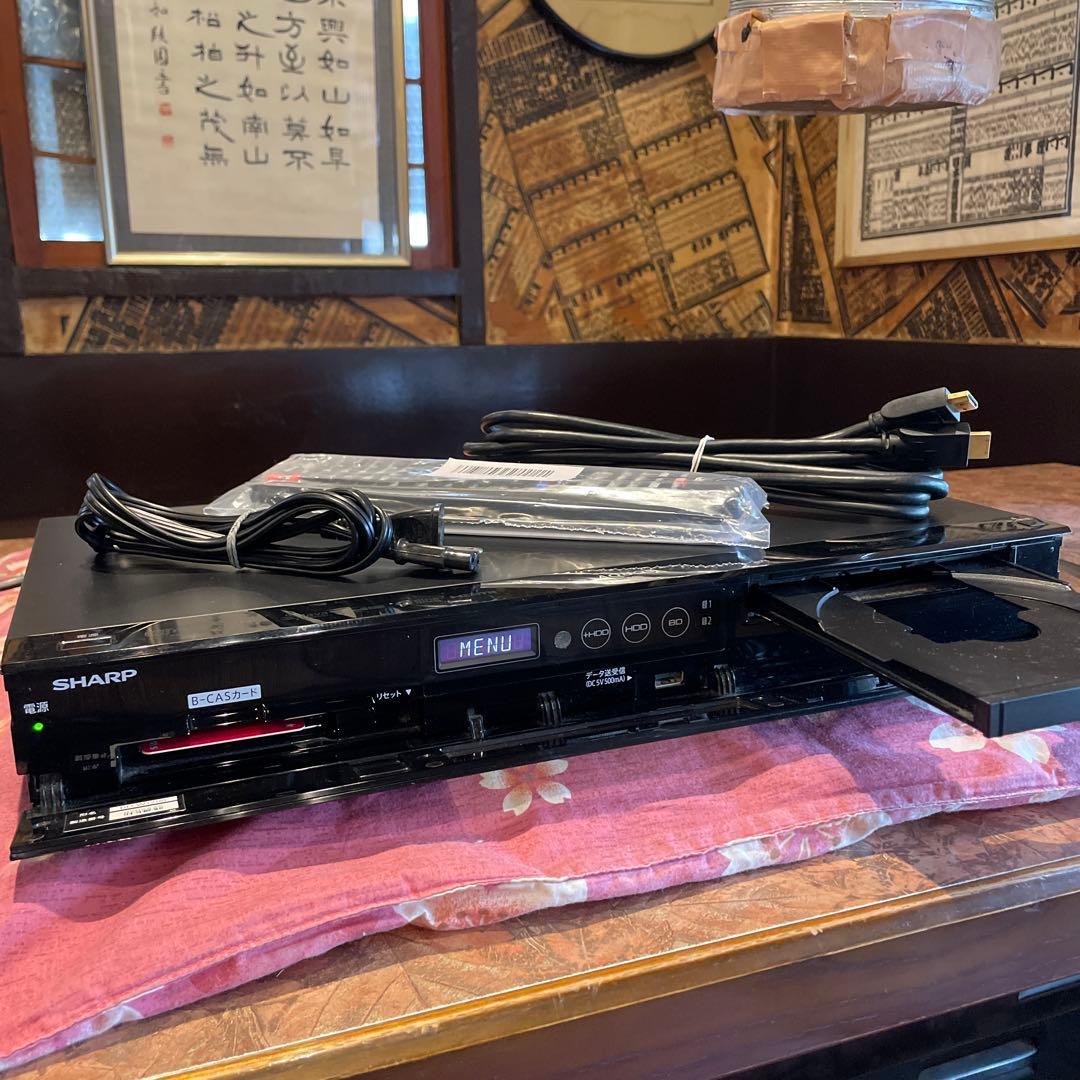 SHARP BD-W1700 12倍録 1TB 新品リモ等付フル装備 完動品！