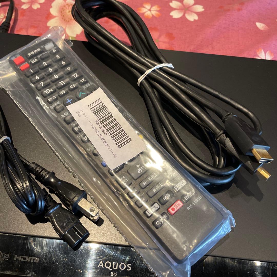 SHARP BD-W1700 12倍録 1TB 新品リモ等付フル装備 完動品！