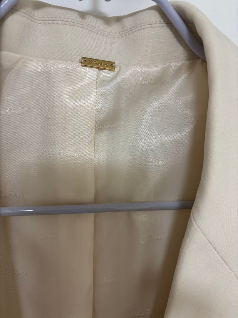 金釦ダブルブレストブレザー mila owen