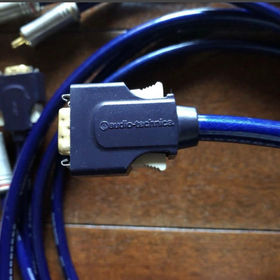 オーディオテクニカ　D端子とRCAケーブル 4m
