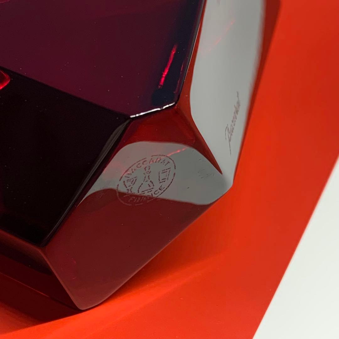 ❣️バカラ❣️ハート❣️ペーパーウェイト❣️置き物❣️オブジェ❣️クリスタル❣️レア❣️愛❣️箱袋