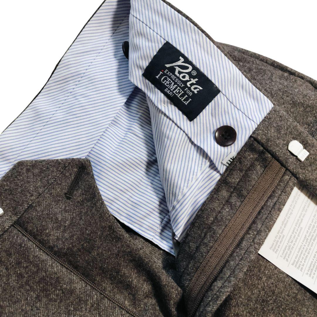 【Rota 】フランネル ウール スラックス モデル290 GEMELLI別注