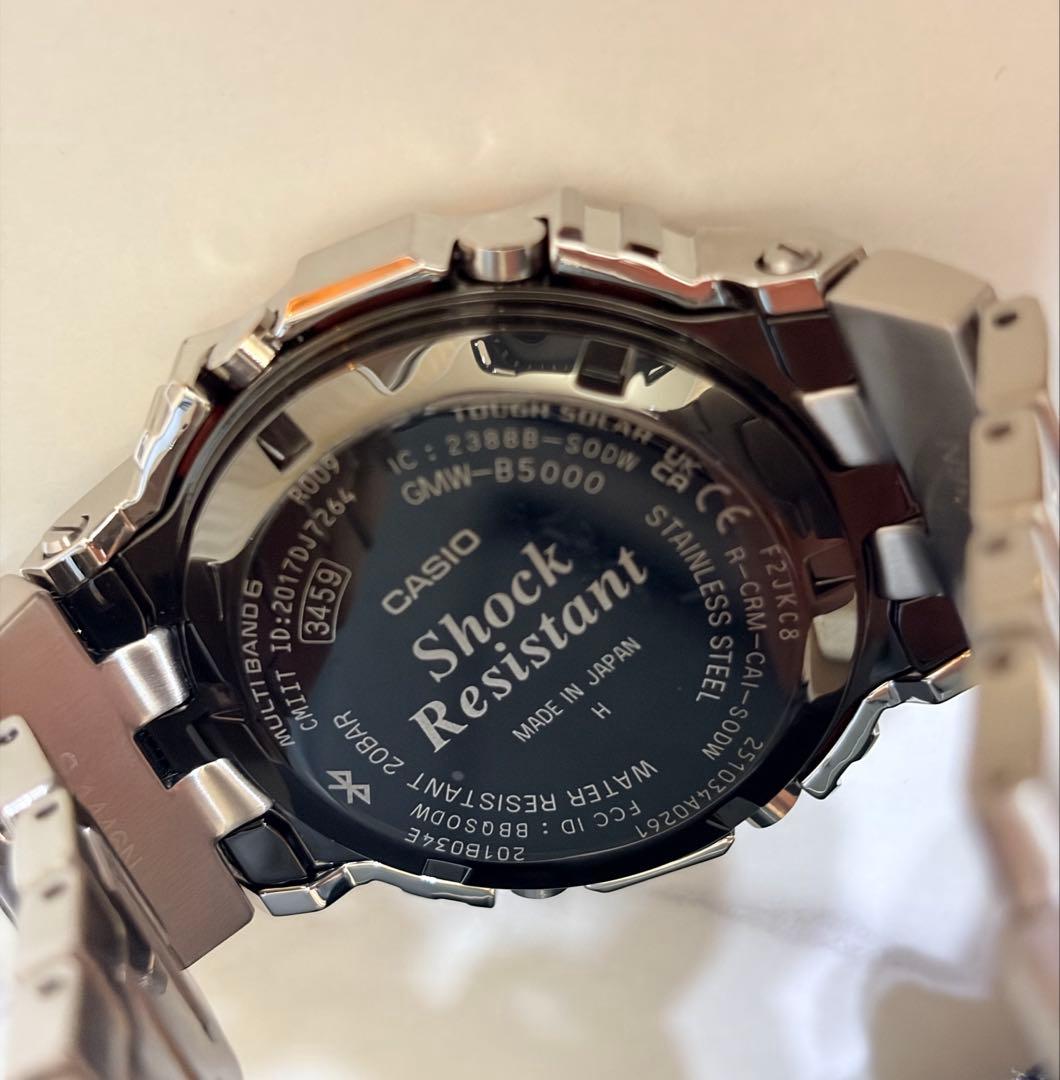 CASIO G-SHOCK GMW-B5000D-1JF フルメタル　シルバー