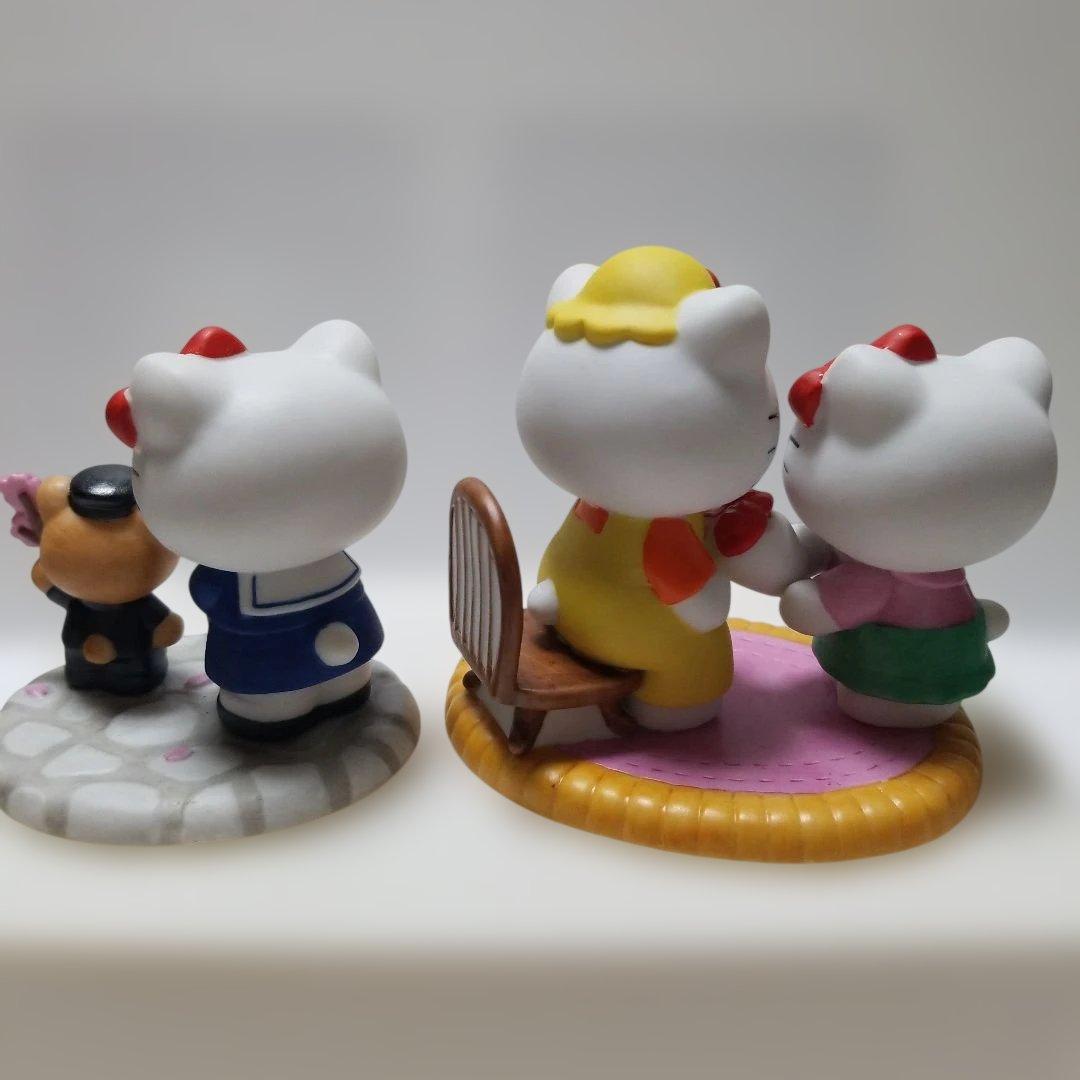 ハローキティ　キティ　陶器　万年カレンダー　フィギュア