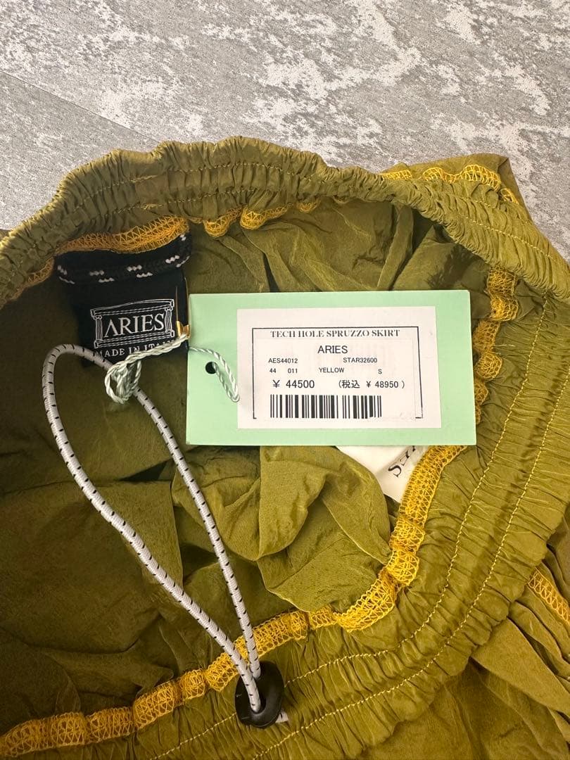 【新品•タグ付き】 Aries TECH HOLE SPRUZZO SKIRT