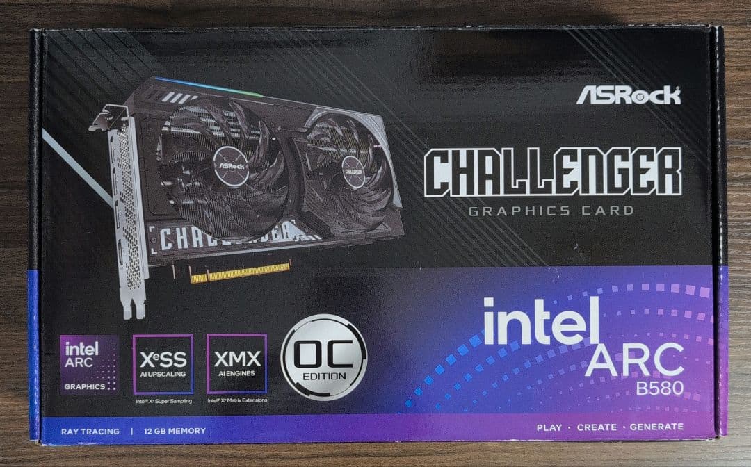 グラフィックボード・グラボ・ビデオカード ASRock ARC B580 OC Edition 12GB