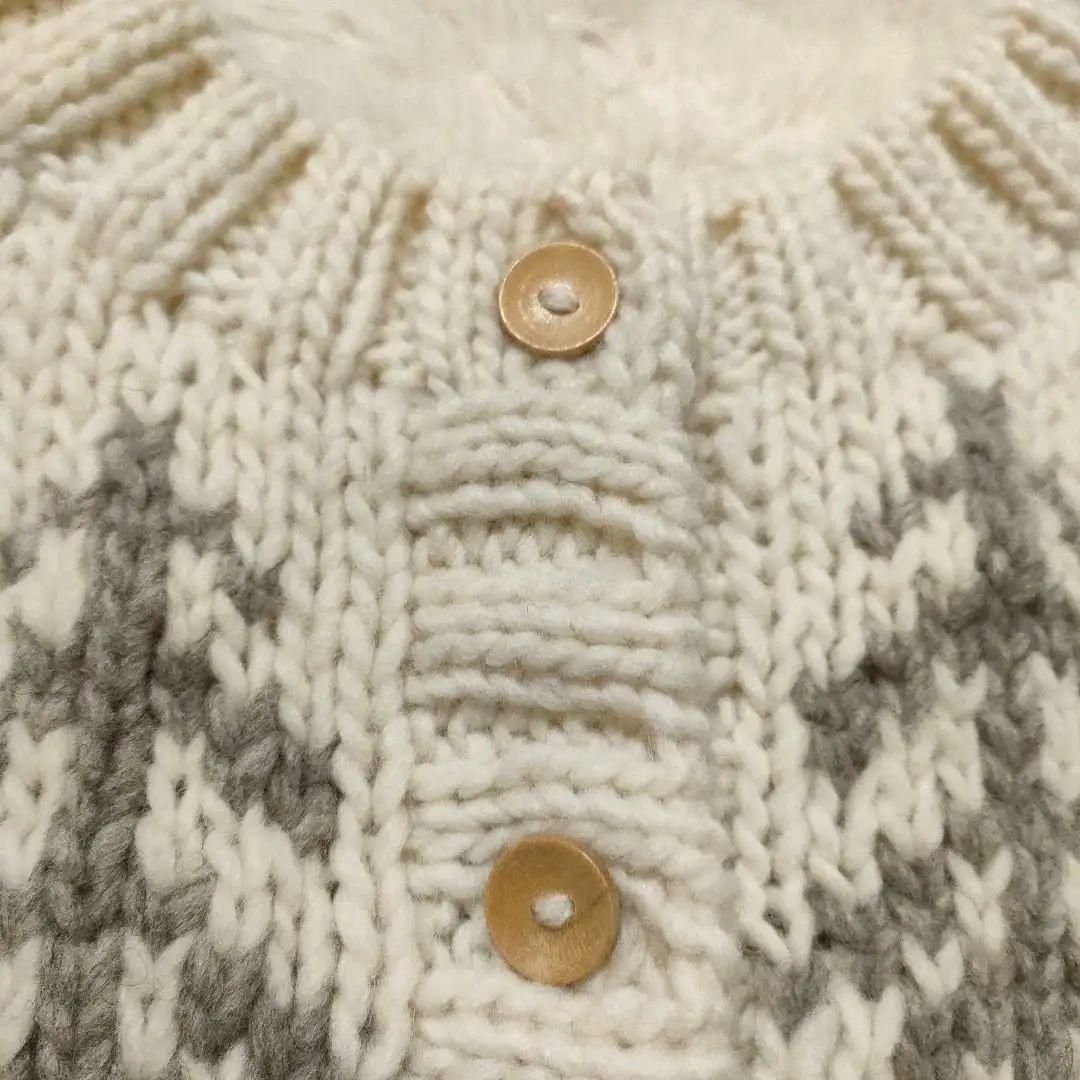 ♡美品♡ SM2 TSUHARU ペルーニット前後着ジャガードニットベスト