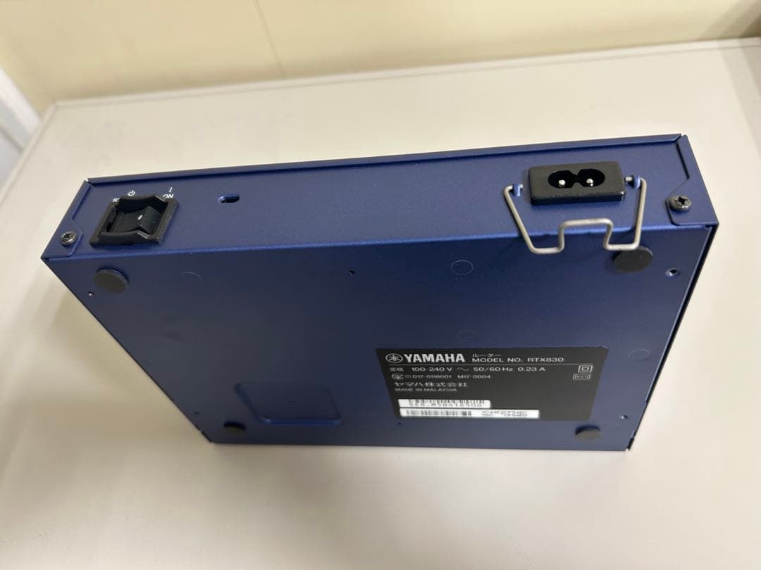 【美品】使用感無し　YAMAHA RTX830 有線LANルーター
