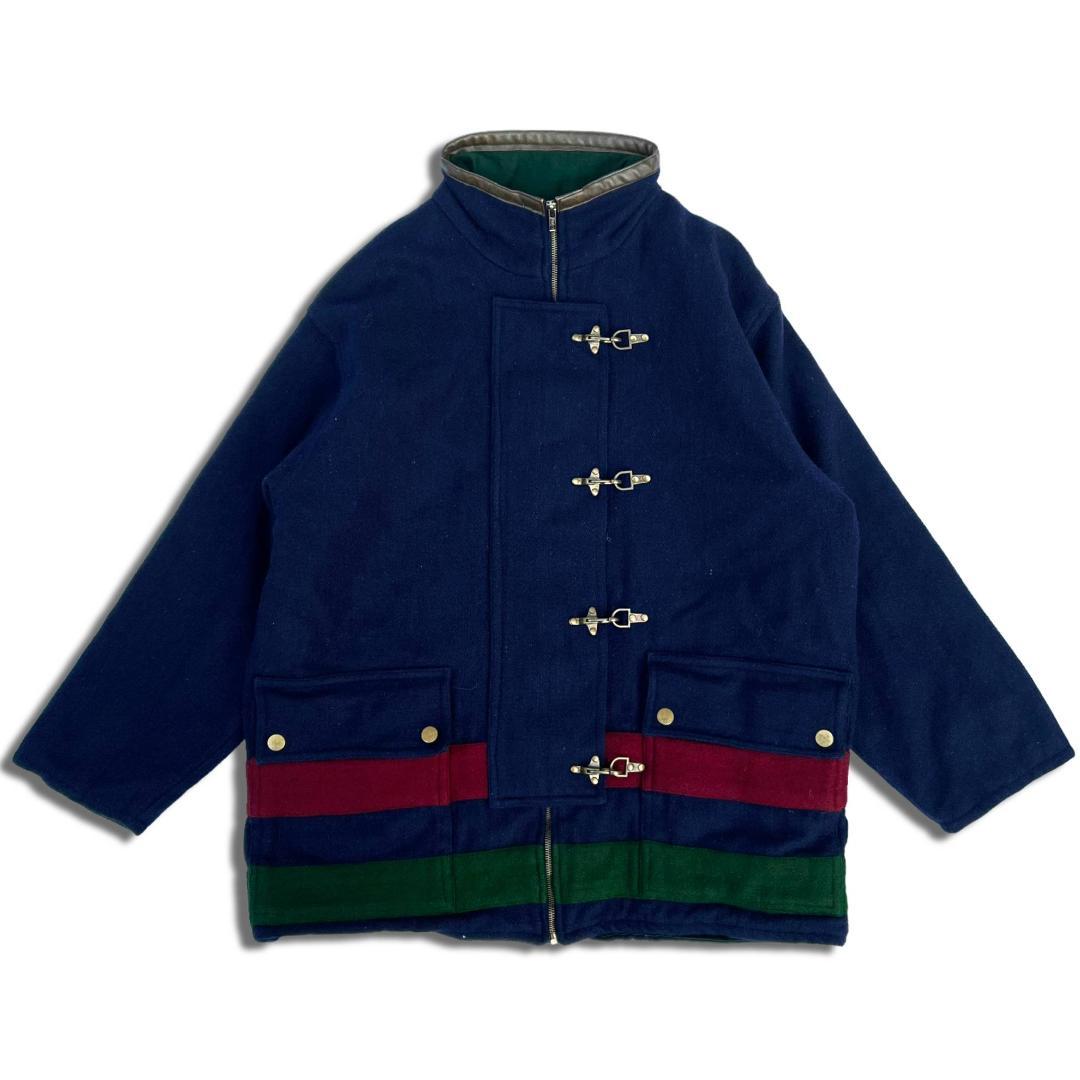 80s 90s Maggie Lawrence ファイアーマンコート M マリン