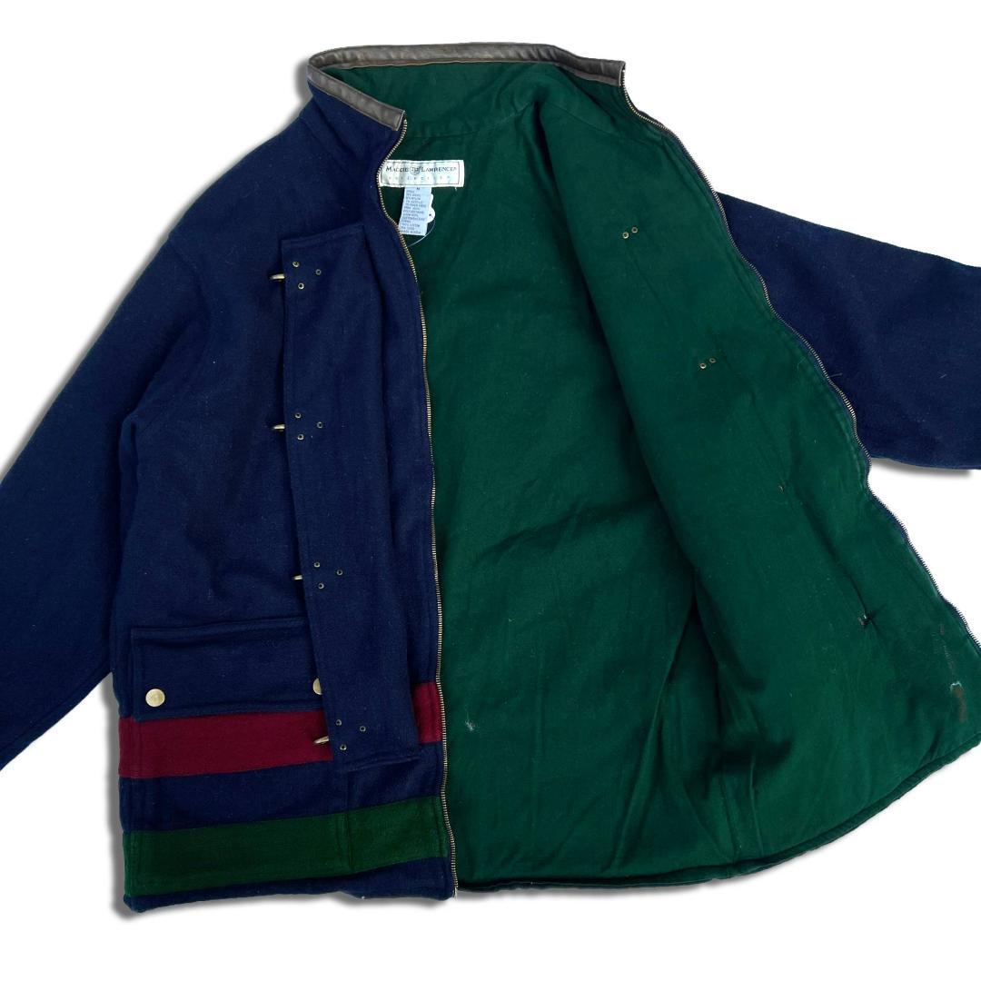 80s 90s Maggie Lawrence ファイアーマンコート M マリン