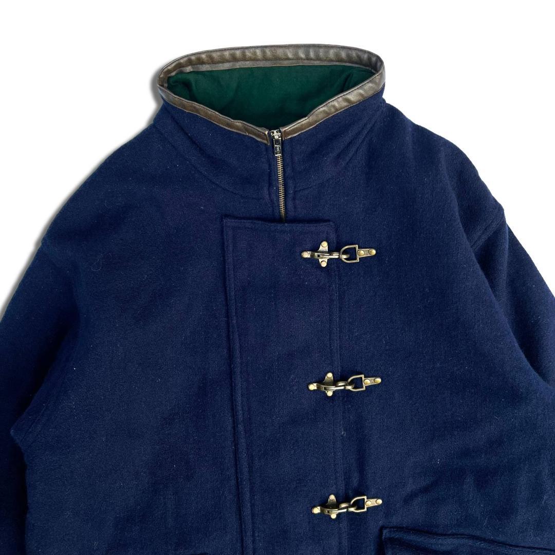 80s 90s Maggie Lawrence ファイアーマンコート M マリン