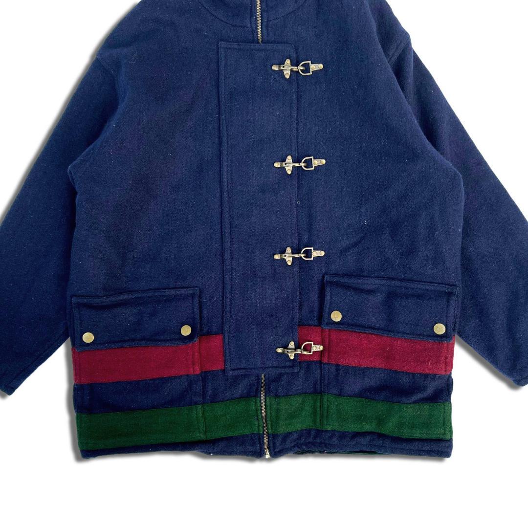 80s 90s Maggie Lawrence ファイアーマンコート M マリン