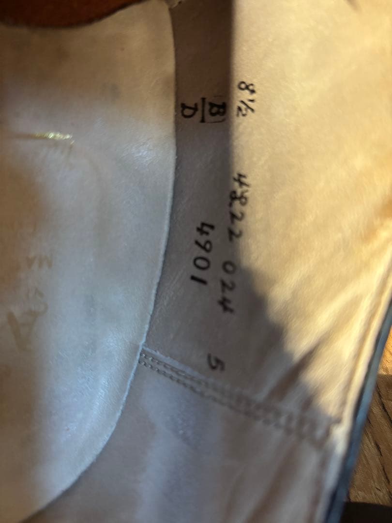 週末価格　オールデンALDENミリタリーラスト　プレーントゥ　8.5