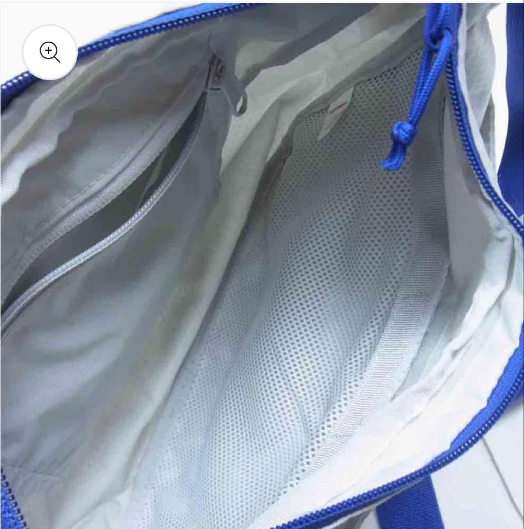 supreme メッセンジャーバッグ 22ss ショルダーバッグ 青 シルバー