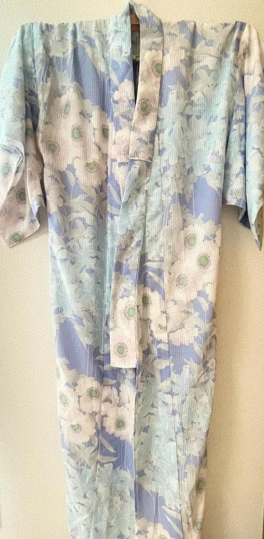 [ほぼ新品・美品]　京都藤誠　浴衣　水色