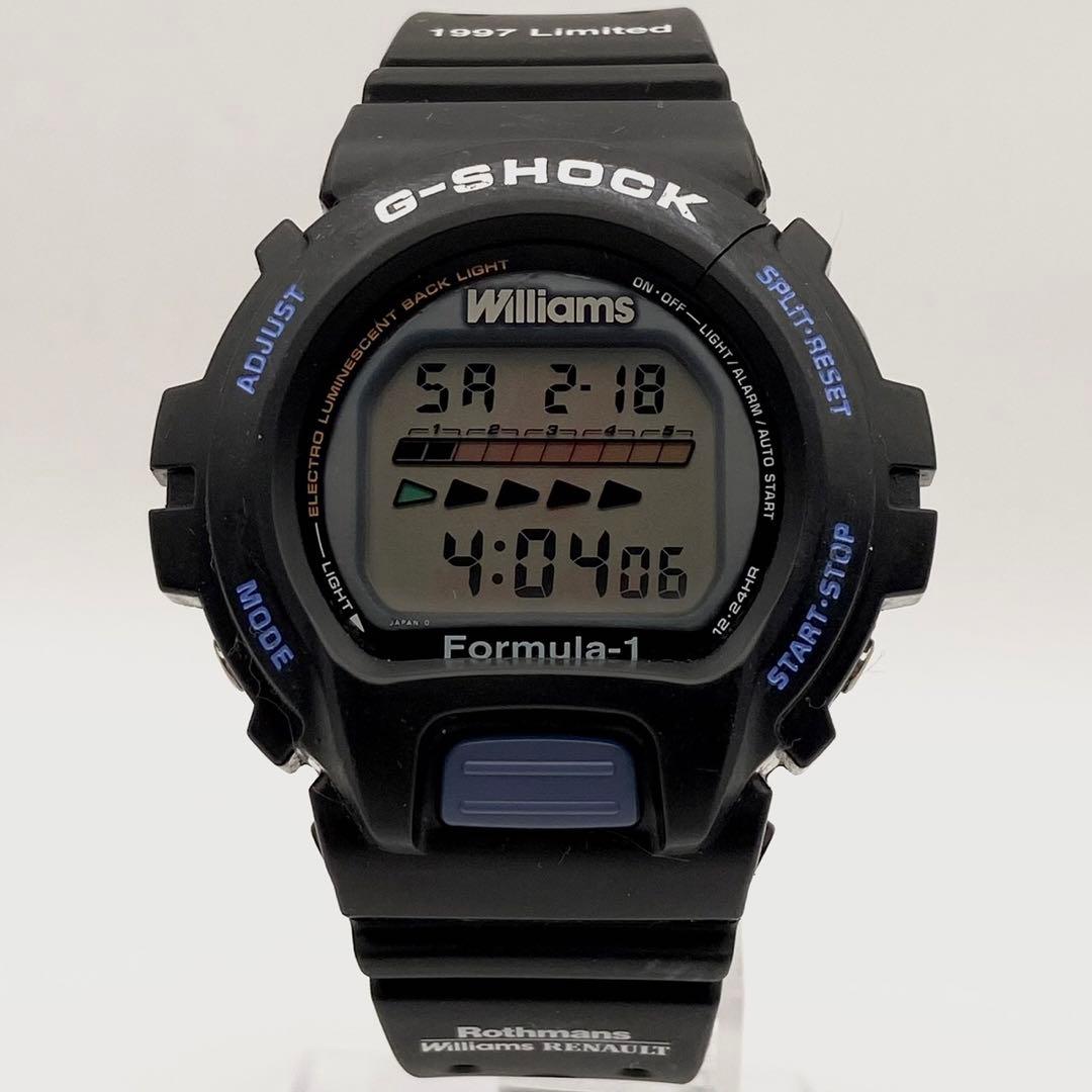 限定品【稼働品】G-SHOCK F1 ウィリアムズ・ルノー　腕時計 新品電池