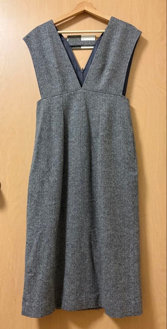 23区 シルクネップヘリンボーン オールインワン ワンピース