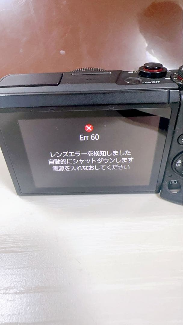 ジャンク品　Canon PowerShot G7X Mark III 3 通電