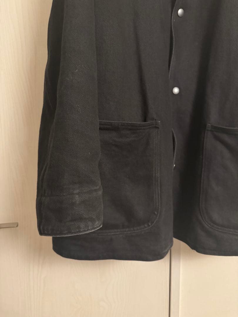 【サイズ2】COMOLI デニムレザーワークジャケット