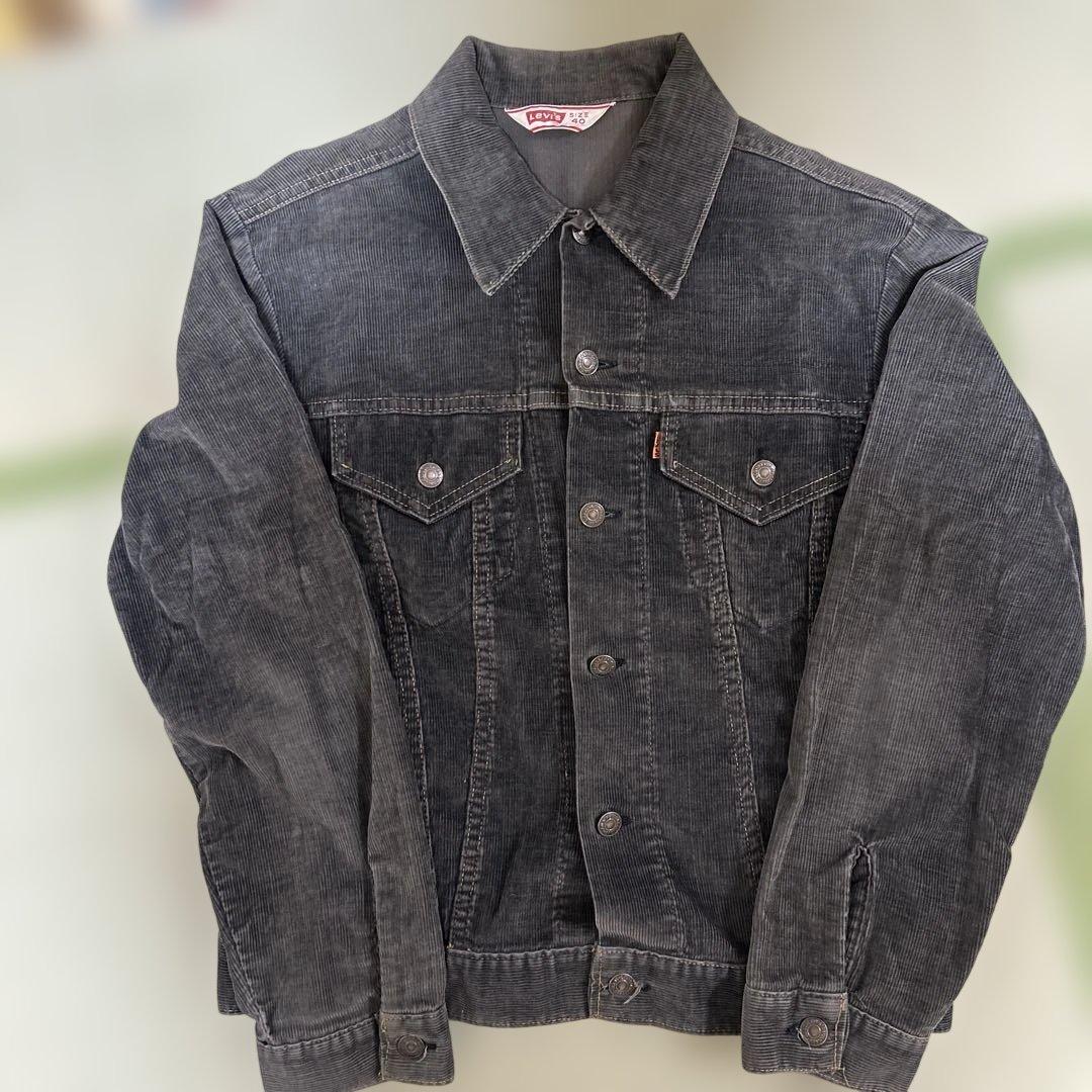 超レアLevi’s70’s 70505コーデュロイジャケットブラック　サイズ40