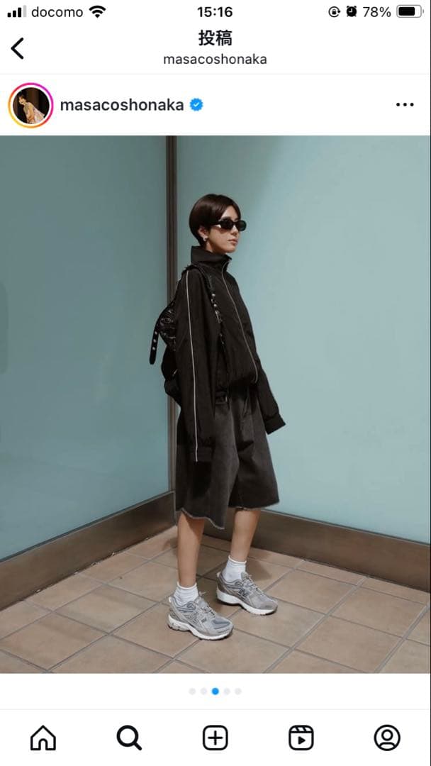 macchat タックハーフデニムパンツ⭐︎値引き