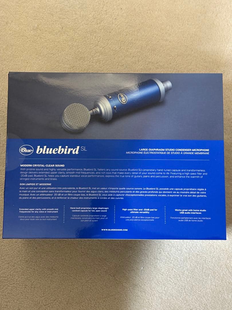 新品未開封 Blue bluebird SL コンデンサーマイク