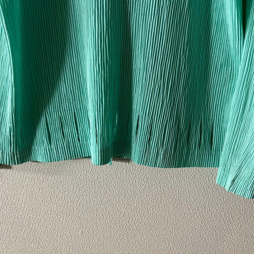 イッセイミヤケ FETE プリーツ テーラードジャケット ブルー系 03 L