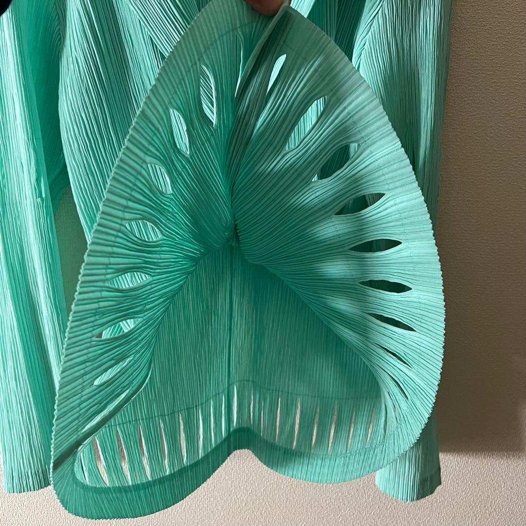 イッセイミヤケ FETE プリーツ テーラードジャケット ブルー系 03 L