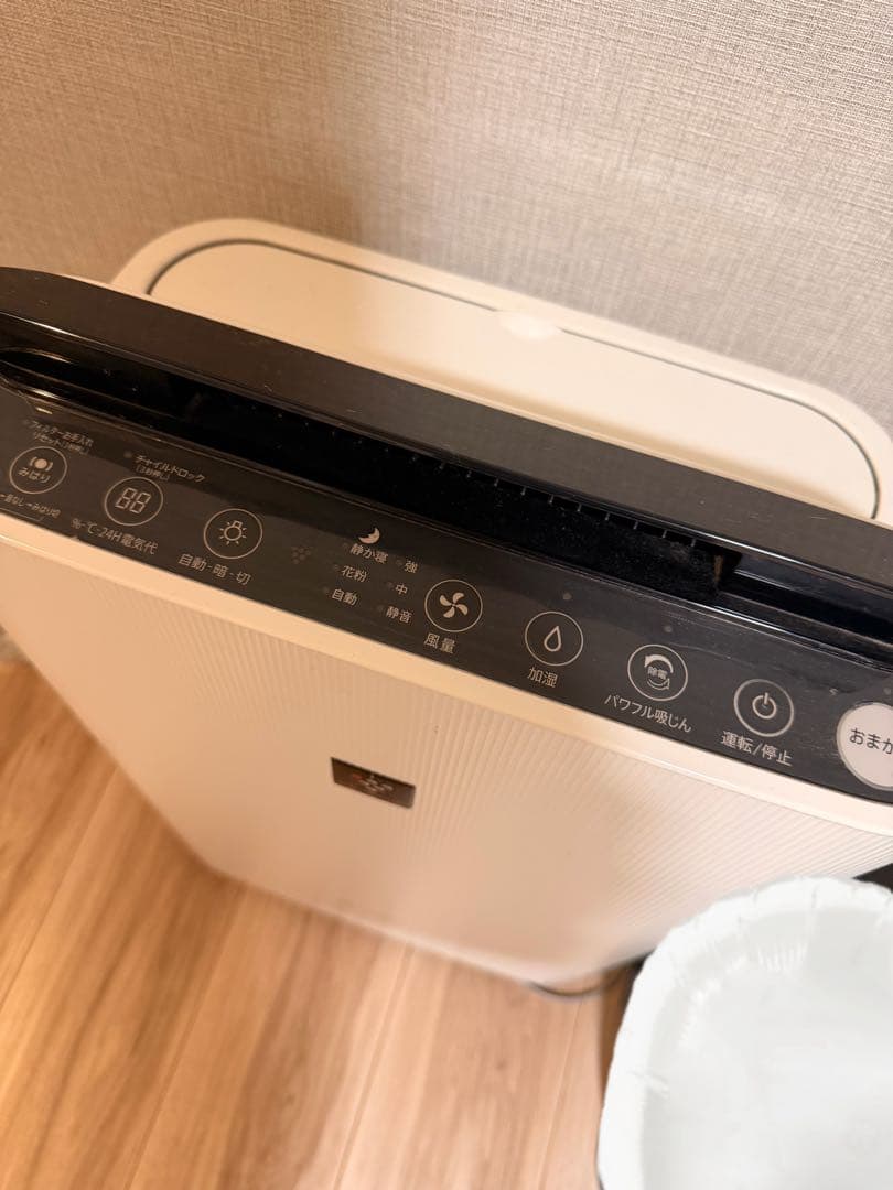 極美品 SHARP 空気清浄機 KC-G50-W プラズマクラスター