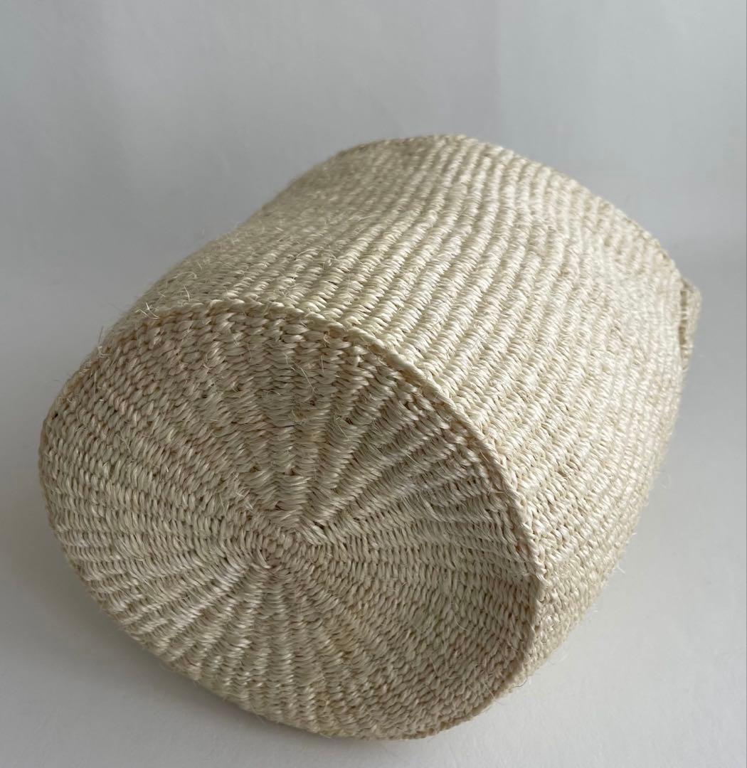 meong blue OVAL kago bag バケツ型かごバッグ