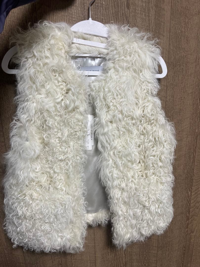 SUGAR ROSE オフホワイト ベスト F